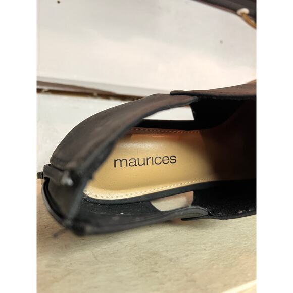 Ladies Maurice's SuperCush Studded Block Heel Bootie w/ Open Toes, Size 9M - Picture 8 of 8